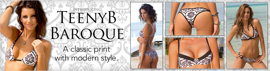 TeenyB Baroque Print Bikinis